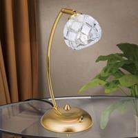 Orion Loodkristal-tafellamp Maderno, goud