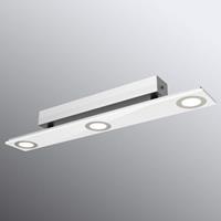 Evotec Pano - 3-lichts LED-plafondlamp in wit