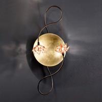 Kögl Fleurige wandlamp FIORELLA, 2-lichts, amber