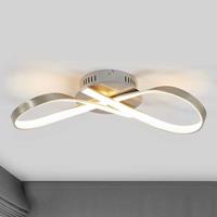 Lampenwelt.com LED plafondlamp Arlana in lusvorm