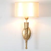 J. Holländer Sublieme wandlamp INNOVAZIONE goudkleurig