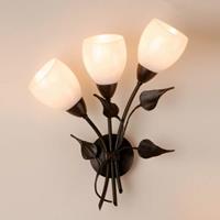 Menzel Chalet - florale Wandlampe mit Glastulpen