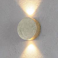 Escale Sunny - goldglänzende LED-Wandleuchte
