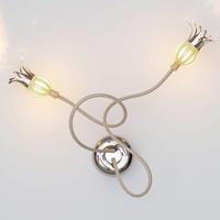 Serien Lighting Designer wandlamp Poppy met bijzondere bloemen