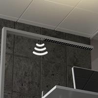 Lampenwelt.com LED kantoor vloerlamp Jolinda met sensor en dimmer