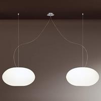 Casablanca Design-hanglamp AIH, 28 cm, wit mat
