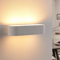 Lindby Afgeronde gipswandlamp Fioni, LED