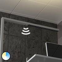 Lampenwelt.com LED kantoor vloerlamp, var. lichtkleur en sensor
