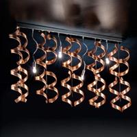 Mettallux Spiraalvormige plafondlamp Copper