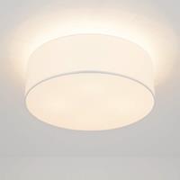 Lucande LED-Deckenleuchte Gala, 50cm, Chintzschirm weiß