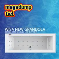 WISA New Grandola Whirlpool 180X80X60/65 cm Inclusief Led Buttons 