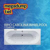 Riho Ligbad Carolina 170X80X48 cm Sportpakket Deluxe Whirlpool 