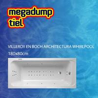 Villeroy & Boch Architectura Whirlpool 180X80X50 cm Sportpakket Deluxe 
