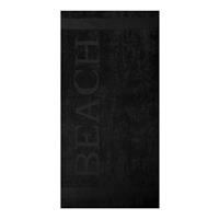 Lucca Strandlaken XXLBEACH' zwart - 100x200 cm