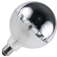SPL | Halogen Globelampe | E27 Dimmbar | 42W 125mm Silber