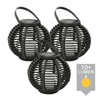 Slk Solar Basket Small voordeelset 3 lampen op zonne energie