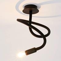 Eco-Light Plafondlamp Lover met één lampje, zwart