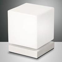 Fabas Luce Mit Touchdimmer - LED-Tischleuchte Brenta weiß