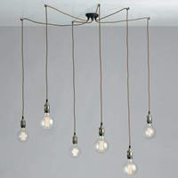 Eco-Light Groove - spinachtige hanglamp in vintage-look