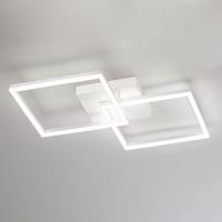 Fabas Luce Moderne LED plafondlamp Bard in wit