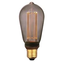 Smoke Juwel LED light Edison 5W lumen E27
