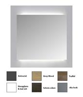 sanicare Spiegelkast Qlassics Ambiance 60 cm. 1 dubbelzijdige spiegeldeur hoogglans wit