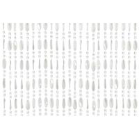 Kralengordijn/deurgordijn wit 90 x 220 cm Wit