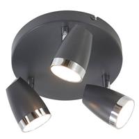 Globo Lighting home24 LED-Deckenleuchte Nero I