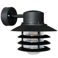 Wandlamp mat zwart buitenlamp 'Vejer' Nordlux 4 kleuren E27 IP54