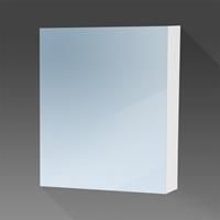 Saniclass Dual spiegelkast 60x70x15 indirecte LED verlichting mat wit rechtsdraaiend 7757