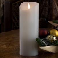 Konstmide CHRISTMAS Uitgerust met 3D-vlam - LED kaarsen Echtwachs