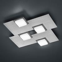 BANKAMP Quadro LED-plafondlamp 32 W zilver