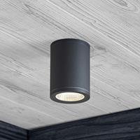 Lampenwelt.com LED downlight Embla van aluminium IP54, grijs