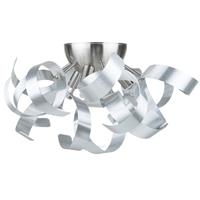 Beliani - Moderne verschnörkelte Wandlampe Silbern Icana - Silber