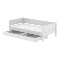 FLEXA Einzelbett mit 2 Schubkästen  Flexa White ¦ weiß  - Höffner