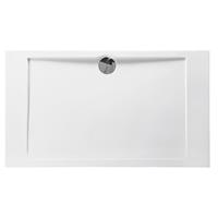 Allibert Douchebak  Slim 140x80x4 cm Wit Glanzend 