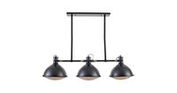 Groenovatie Vintage Industriële Hanglamp Zwart 3 Kappen Kantelbaar