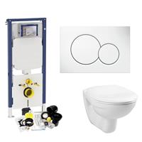 Geberit Sigma 8 (UP720) Toiletset set01 Basic Smart Met Sigma Drukplaat