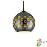 BES LED LED Hanglamp 3D - Spectra - Rond - Chroom Glas - E27
