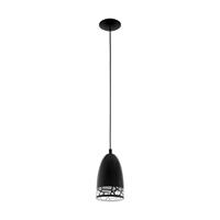 EGLO hanglamp Savignano - zwart - 16 cm
