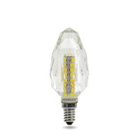 groenovatie E14 LED Crystal Kaarslamp 3W Warm Wit