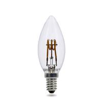 groenovatie E14 LED Filament Kaarslamp 3W Spiral Extra Warm Wit Dimbaar