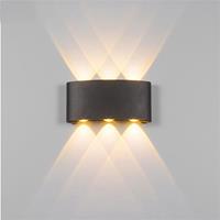 groenovatie LED Wandlamp 6W Triple Warm Wit, Zwart .