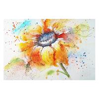 Klebefieber Alu-Dibond Blumen Painted Sunflower