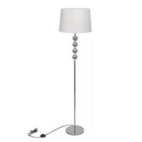 VidaXL Vloerlamp met hoog standaard en 4 ballen wit