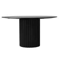 HKliving Pillar tafel rond zwart