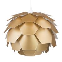 beliani Hängeleuchte Gold Blumenform Zapfen Kinderzimmer Beleuchtung Modernes Design - Gold