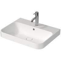 Duravit Happy D.2 opzetkom rechthoekig 60x46cm met kraangat wit