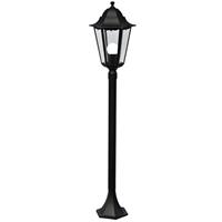 Staande lamp zwart tuinpadverlichting 'Cardiff' Nordlux E27 fitting klassiek 100cm