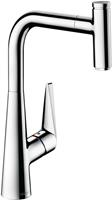 hansgrohe Küchenarmatur »M51« M5115-H300 Einhebel-Küchenmischer mit Ausziehauslauf Chrom